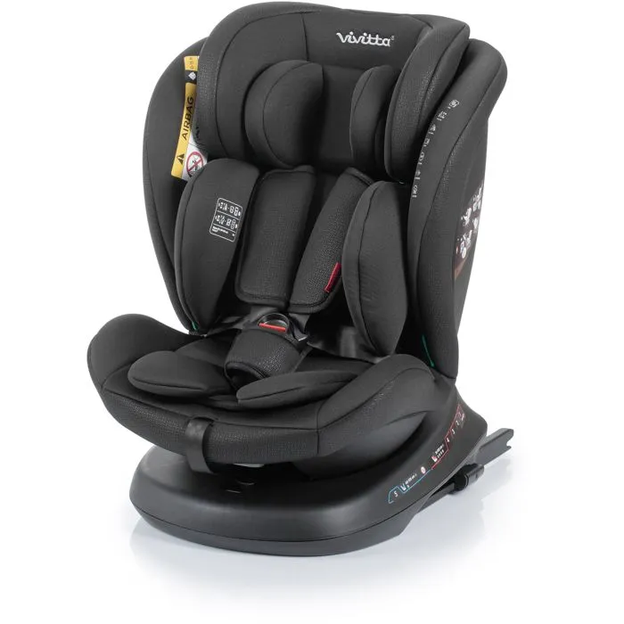 Babyauto Silla de Coche Sigma i-Fix Vivitta Grupo 0/1/2/3 (40-150 cm) Isofix + Top Tether Giratoria 360º Reclinable Negro BAB8435593704356 0 Babyauto Silla de Coche Sigma i-Fix Vivitta Grupo 0/1/2/3 (40-150 cm) Isofix + Top Tether Giratoria 360º Reclinable Negro BAB8435593704356 0