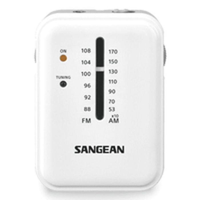Radio Portátil Sangean SR-32 Blanco AM/FM 24 Radio Portátil Sangean SR-32 Blanco AM/FM 24