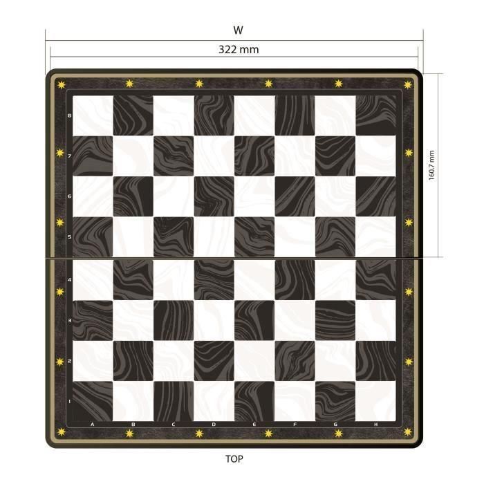 Juego de ajedrez magnético plegable de Harry Potter 5 Juego de ajedrez magnético plegable de Harry Potter 5