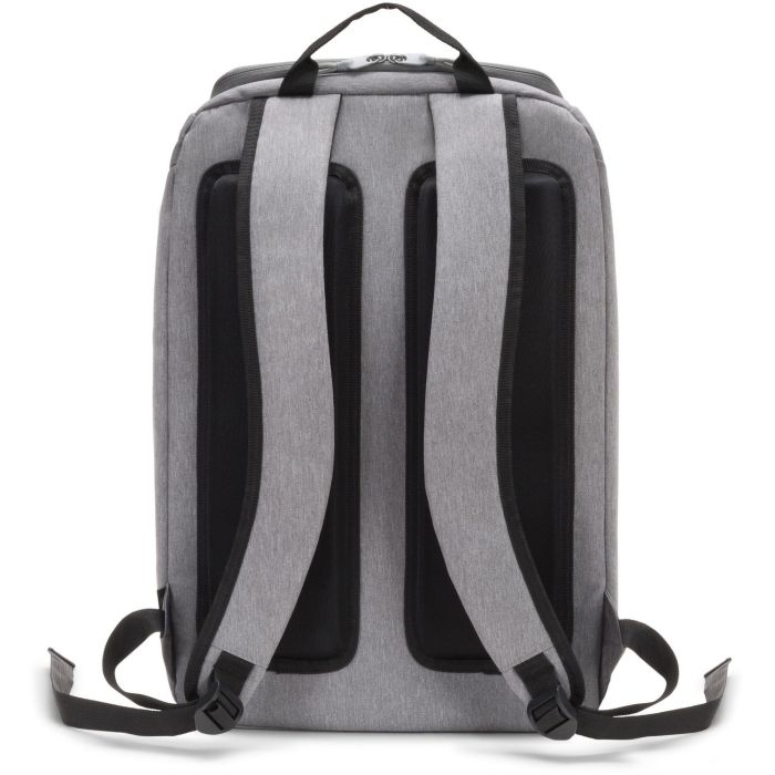 DICOTA Eco Backpack MOTION 13-15.6" para Portátil, Mochila de Poliéster Reciclado, 23L, Gris Claro 3