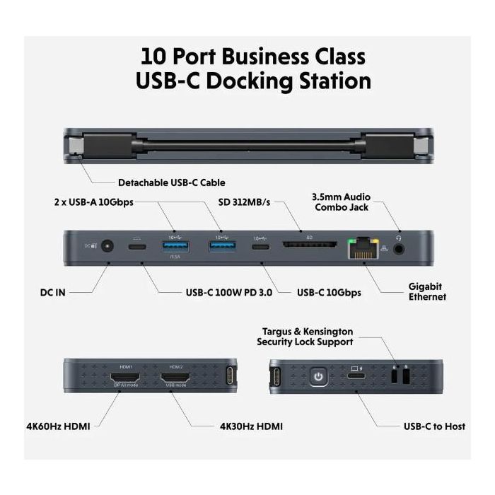 Dockstation Targus HD7001GL 3 Dockstation Targus HD7001GL 3