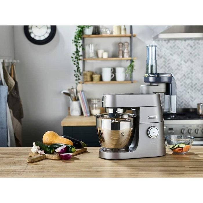 Kenwood Cortadora de Alimentos AT340 de Metal con 7 Discos de Acero Inoxidable para Rallar, Picar y Juliana 9