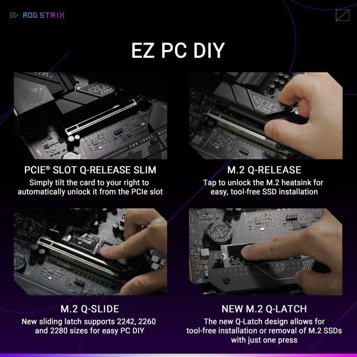 Asus ROG STRIX B860-F GAMING WiFi Placa base Intel B860 LGA 1851 (Socket V1) ATX 23