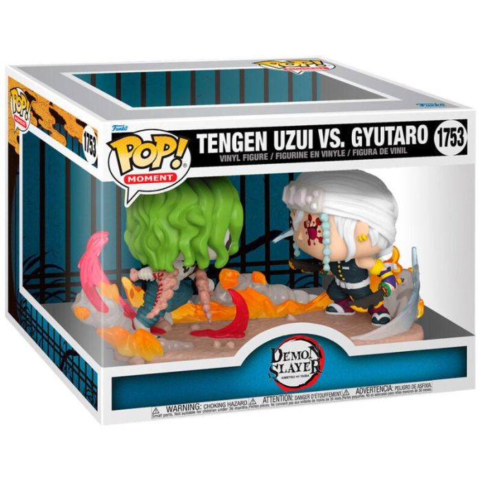 FUNKO Figura POP Moment Demon Slayer Kimetsu no Yaiba Tengen VS Gyutaro