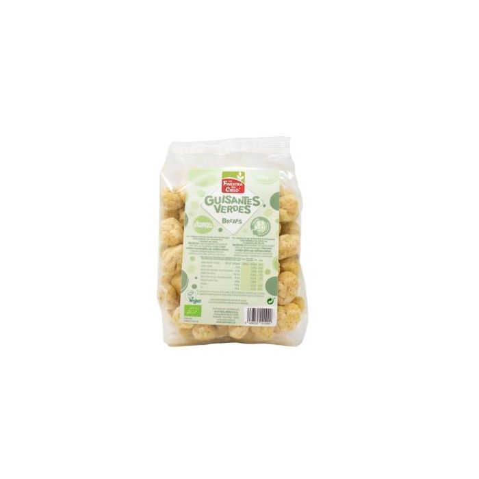 LA FINESTRA SUL CIELO Break de Guisantes Verdes 50g Bio Vegan Snack Crujiente Rico en Proteínas Sin Azúcar Ni Aceite Añadido