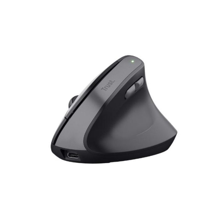 Trust Ratón Multidispositivo Bayo Ii+ Ergonómico Vertical Inalámbrico Bluetooth 2.4 grhz 6 Botones Recargable Negro Trust Ratón Multidispositivo Bayo Ii+ Ergonómico Vertical Inalámbrico Bluetooth 2.4 grhz 6 Botones Recargable Negro