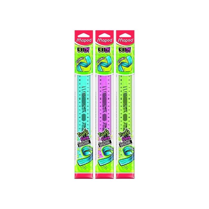 Maped Regla Twist'N Flex Irrompible Decorada 30 cm - Colores Surtidos