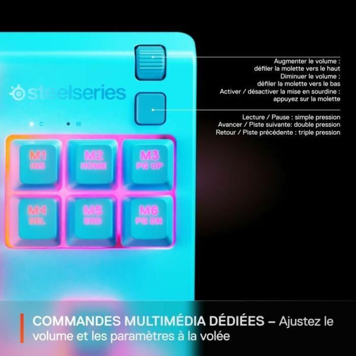 SteelSeries STE5707119066013 Teclado Gaming con Cable Apex 3 TKL Azerty – Iluminación Azul Cielo 1 SteelSeries STE5707119066013 Teclado Gaming con Cable Apex 3 TKL Azerty – Iluminación Azul Cielo 1