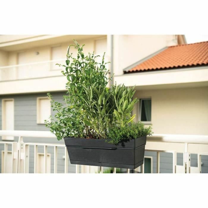 Jardinera - DEROMA - Save R Jardiniere Kit - 10L - 49cm - Gris oscuro 3