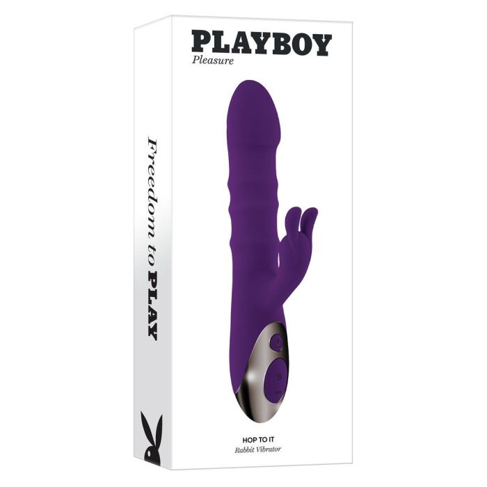 Vibrador Punto G Playboy Hop To it Morado 1 Vibrador Punto G Playboy Hop To it Morado 1