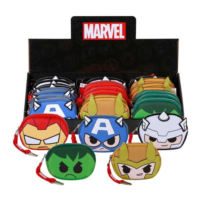 Expositor de Monederos Pill Chibi Surtido Marvel Multicolor 2