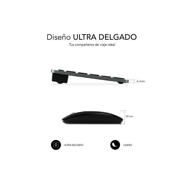 SUBBLIM Combo Multidispositivo Compacto Gris/Negro 3 SUBBLIM Combo Multidispositivo Compacto Gris/Negro 3