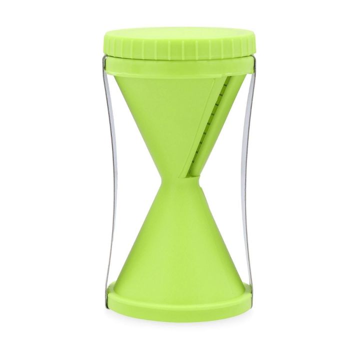 Quid Espirilizador de Verduras a Presión Modelo Veggy de Plástico Color Verde 18x8x27 cm, Limpieza Sencilla y Apto para Lavavajillas Quid Espirilizador de Verduras a Presión Modelo Veggy de Plástico Color Verde 18x8x27 cm, Limpieza Sencilla y Apto para Lavavajillas