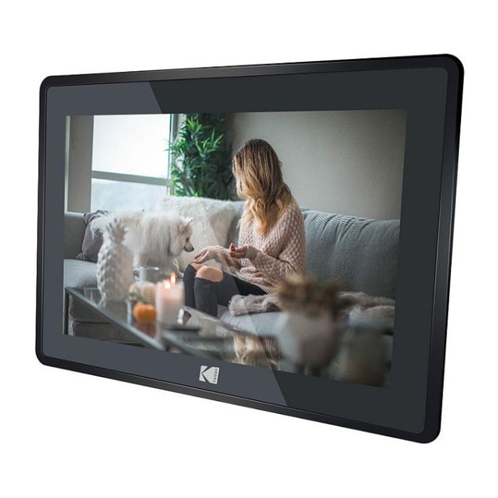 Kodak RCF-106H Marco Digital WiFi, Pantalla Táctil IPS 10" (25,4 cm), 1280x800, 16:10, 16 GB, Reproduce Video y Audio, Negro