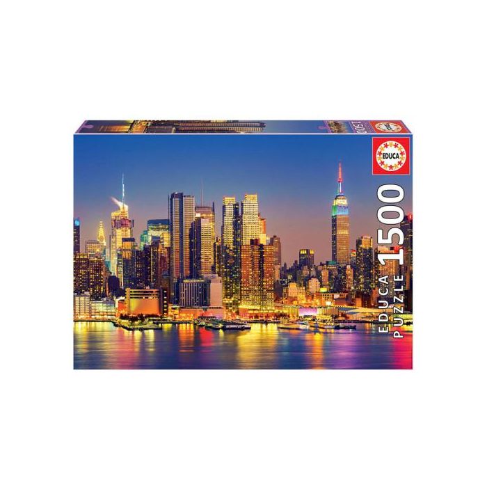 Educa Borrás Puzzle Manhattan at Night 1500 Piezas Nº Artículo 18466