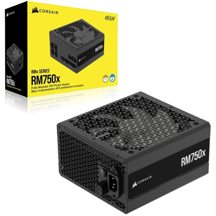 Corsair RM750x Fuente de Alimentación ATX 750W 80+ Gold Modular Completamente ATX 2.4 Negro 1 Corsair RM750x Fuente de Alimentación ATX 750W 80+ Gold Modular Completamente ATX 2.4 Negro 1