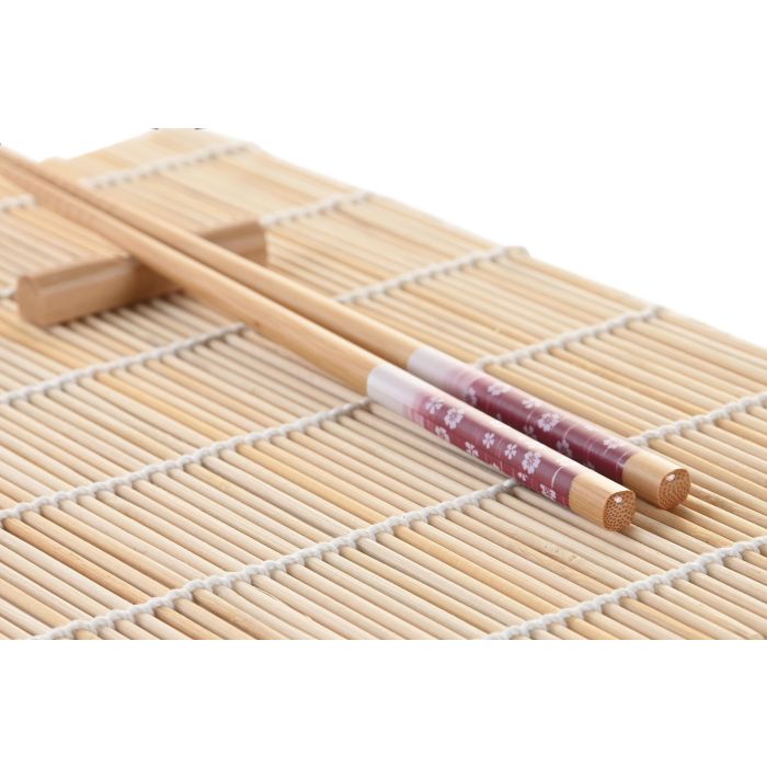 DKD Home Decor Set de Vajilla para Sushi Oriental 16 Piezas Multicolor Bambú Gres Apto Lavavajillas Microondas 14.5x31x14.5 cm 3 DKD Home Decor Set de Vajilla para Sushi Oriental 16 Piezas Multicolor Bambú Gres Apto Lavavajillas Microondas 14.5x31x14.5 cm 3