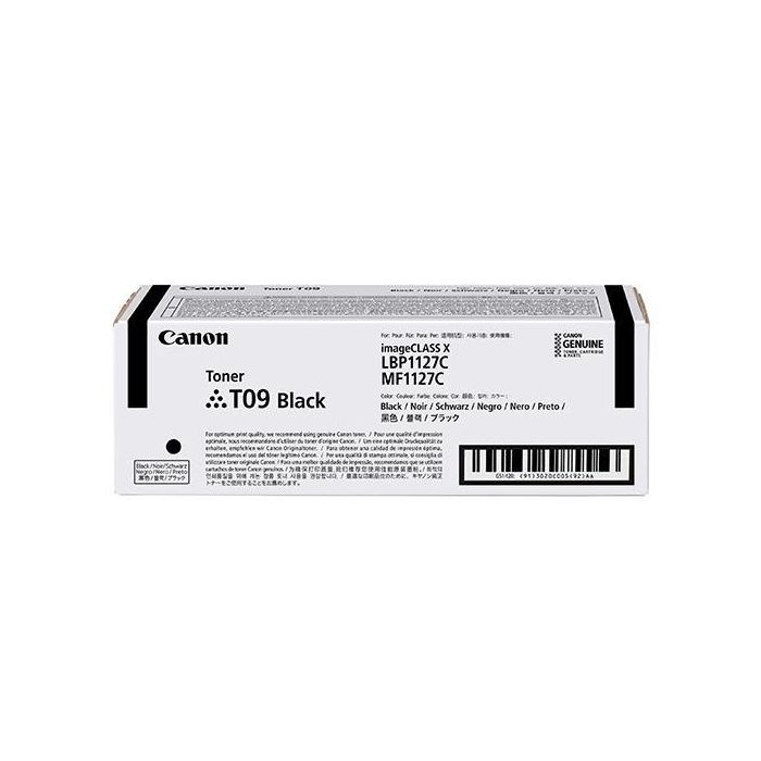 Canon Toner T09 Bk Toner Cartridge 1 Pc(S) Original Black Canon Toner T09 Bk Toner Cartridge 1 Pc(S) Original Black