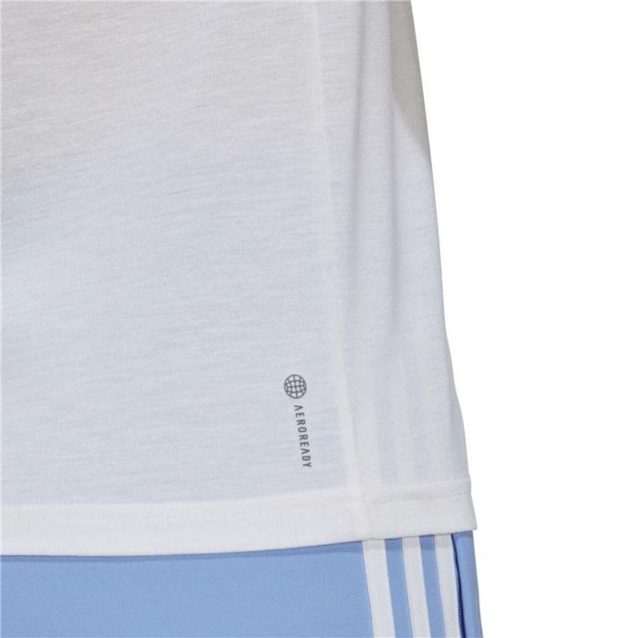 Camiseta de Manga Corta Mujer Adidas HR7796 Blanco (XS) 1