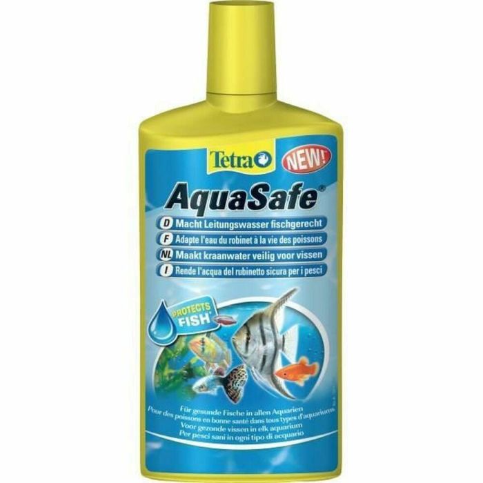 Tetra Aquasafe 500 Ml Tratamiento Agua Acuario