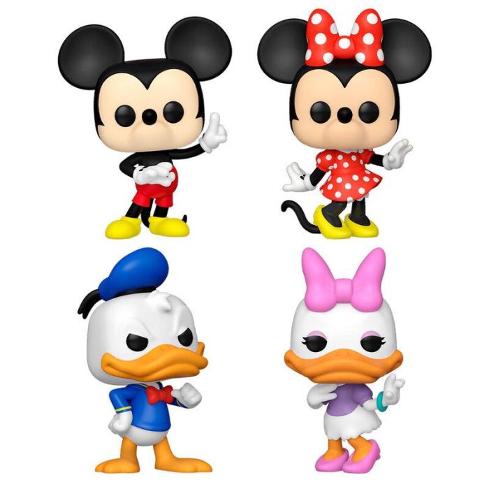 Blister 4 figuras POP Disney Classic Exclusive 1