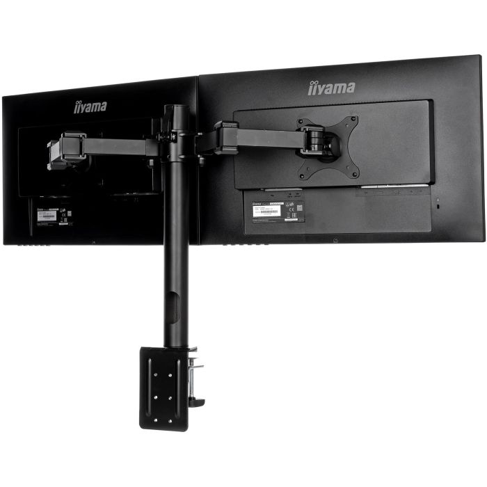 Z Iiyama DS1002C-B1 Dual-Monitor Klemmhalterung 75x75 / 100x100 VESA 7