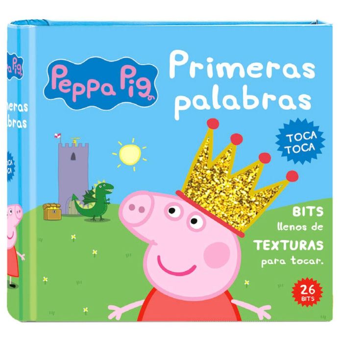 Astley Baker Davies Bits Texturas Primeras Palabras Peppa Pig Español 26 Bits Estimula el Tacto para Niños Pequeños