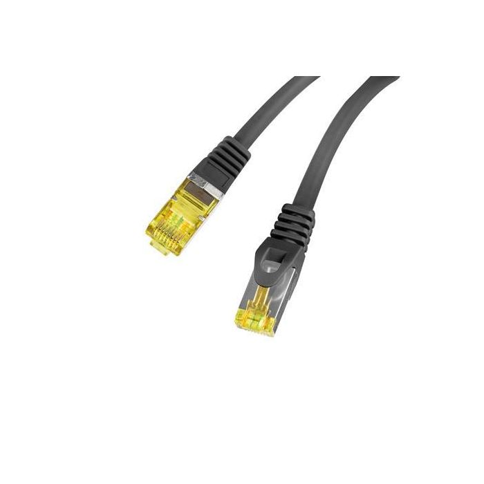 Lanberg Cable de Red Latiguillo Cat.6A S/FTP 25 cm Negro Cobre Puro LSZH AWG 27 para 10 Gigabit Ethernet 500 MHz 2 Lanberg Cable de Red Latiguillo Cat.6A S/FTP 25 cm Negro Cobre Puro LSZH AWG 27 para 10 Gigabit Ethernet 500 MHz 2