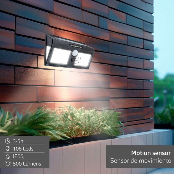 Lámpara solar Aktive 19 x 12 x 4,5 cm (6 Unidades) 4 Lámpara solar Aktive 19 x 12 x 4,5 cm (6 Unidades) 4
