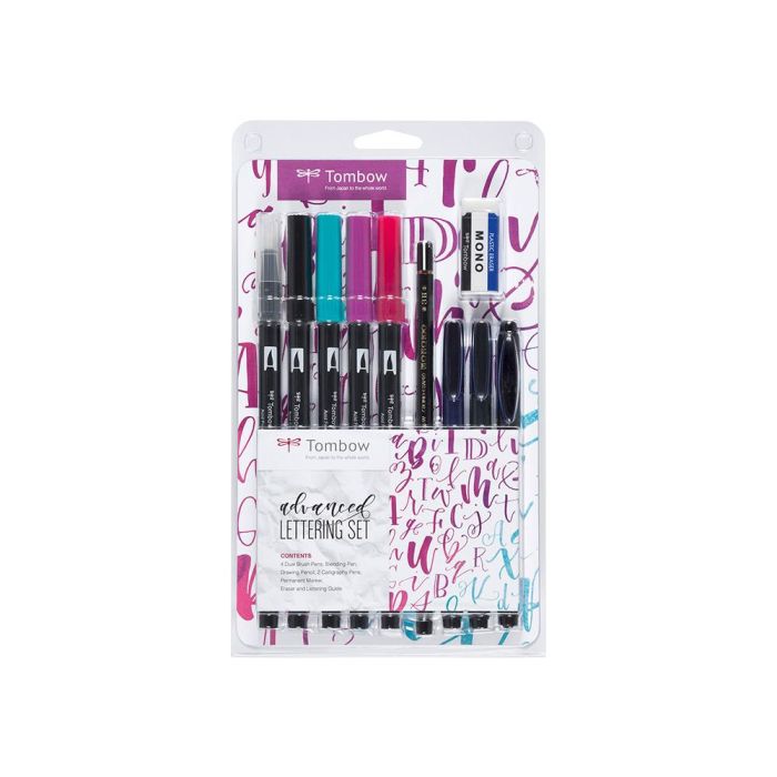 Tombow Set Lettering Avanzado Estuche 1