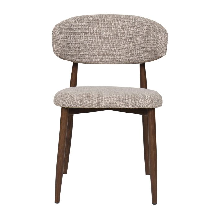 Silla Urban DKD Home Decor Beige Nogal 52 x 78 x 54 cm (2 Unidades) 2