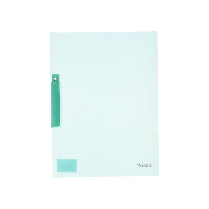 Dosier Clip Dohe Pp A4 Pinza Plastico Pivot. 30H Verde (Set de 8)