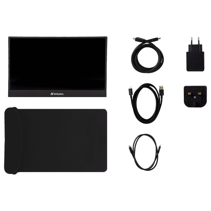 Verbatim PM-14 Monitor Portátil 14" Full HD IPS USB-C HDMI Negro 2