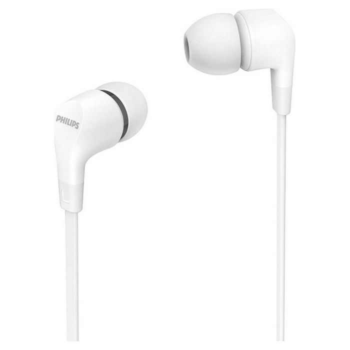 Philips TAA1105WT/00 Auriculares Deportivos Intrauditivos Blancos, Micrófono, Jack 3.5, Resistentes al Sudor IPX2, Gancho de Oreja 2