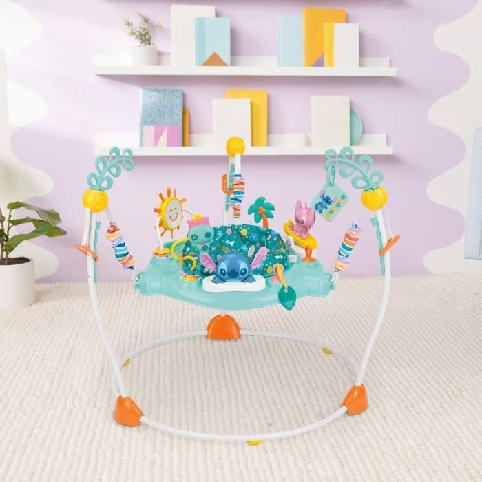 DISNEY BABY -STITCH- Área de juegos para bebés con múltiples juguetes, hamaca evolutiva, giro de 360°, 10 juegos interactivos Disney 4 DISNEY BABY -STITCH- Área de juegos para bebés con múltiples juguetes, hamaca evolutiva, giro de 360°, 10 juegos interactivos Disney 4