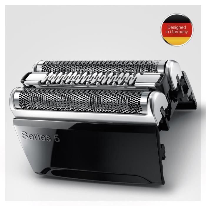 Braun 52B Repuesto Negro Compatible Maquinillas de Afeitar Serie 5 (5040s, 5030s, 5020s) - Nueva y Vieja Generación 3 Braun 52B Repuesto Negro Compatible Maquinillas de Afeitar Serie 5 (5040s, 5030s, 5020s) - Nueva y Vieja Generación 3
