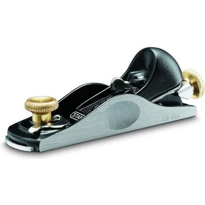 Stanley 60 1/2 Cepilladora de Metal con Suela y Mejillas de Hierro Fundido Rectificado para Trabajos Finos o Rudes