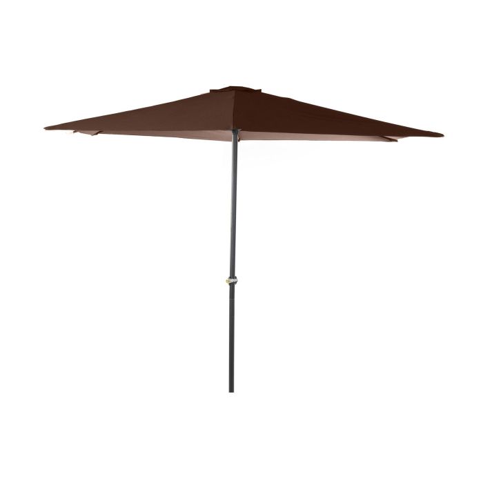 Parasol Basicos DKD Home Decor Marron Gris Oscuro 270 x 250 x 270 cm