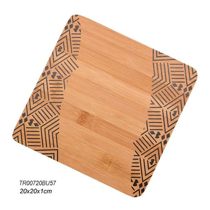DKD Home Decor Portarrollos de Baño Basicos de Bambú Natural y Negro, 16.5x16.5x35 cm 1