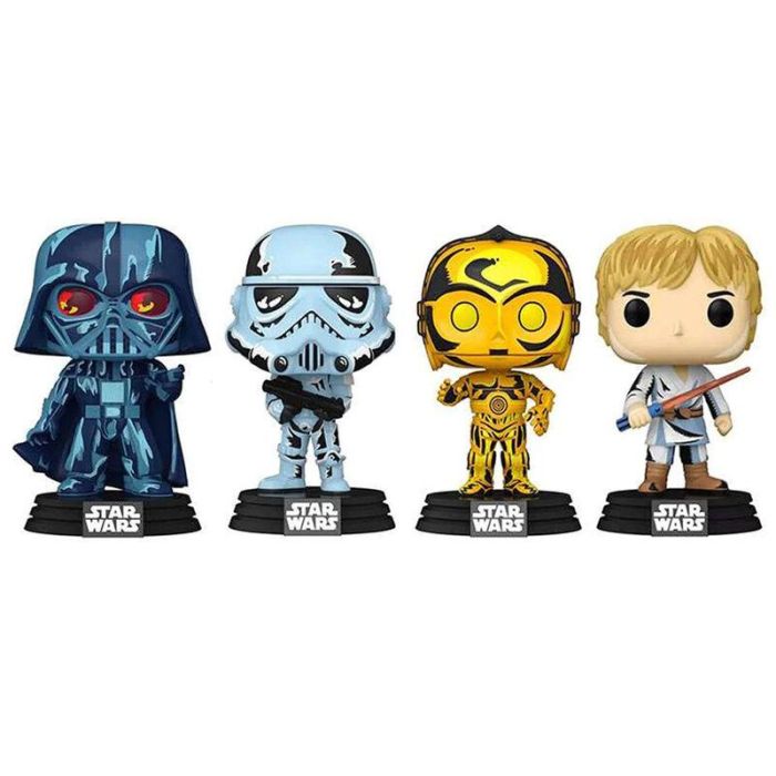 Funko Pop Pack 4 Figuras Vinilo Star Wars 63198 1