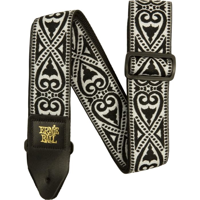 Correa Eb Guit/ Bajo Jacquard - Black Heart 1 Correa Eb Guit/ Bajo Jacquard - Black Heart 1