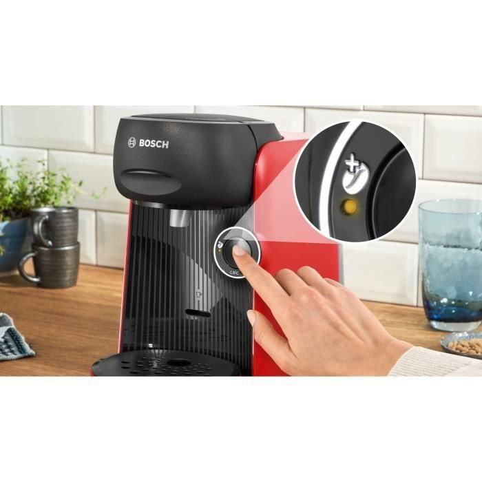 Cafetera multibebidas BOSCH TASSIMO TAS163E T16 Finesse 1400 W 0,7 l Color rojo 2 Cafetera multibebidas BOSCH TASSIMO TAS163E T16 Finesse 1400 W 0,7 l Color rojo 2