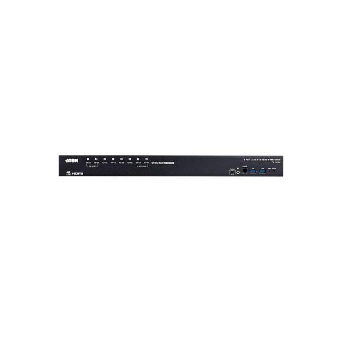 Aten CS18208-AT-G Switch KVM HDMI 4K de 8 Puertos con USB 3.0 y Modo Difusión 2