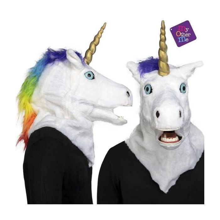 My Other Me Máscara de Unicornia con Mandíbula Móvil, para Disfraz de Adulto, Talla Única, Multicolor 4 My Other Me Máscara de Unicornia con Mandíbula Móvil, para Disfraz de Adulto, Talla Única, Multicolor 4