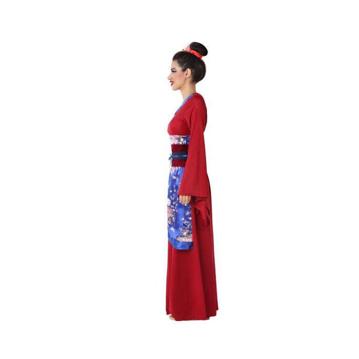 Disfraz Japonesa Geisha Rojo Adulto M-L 1 Disfraz Japonesa Geisha Rojo Adulto M-L 1