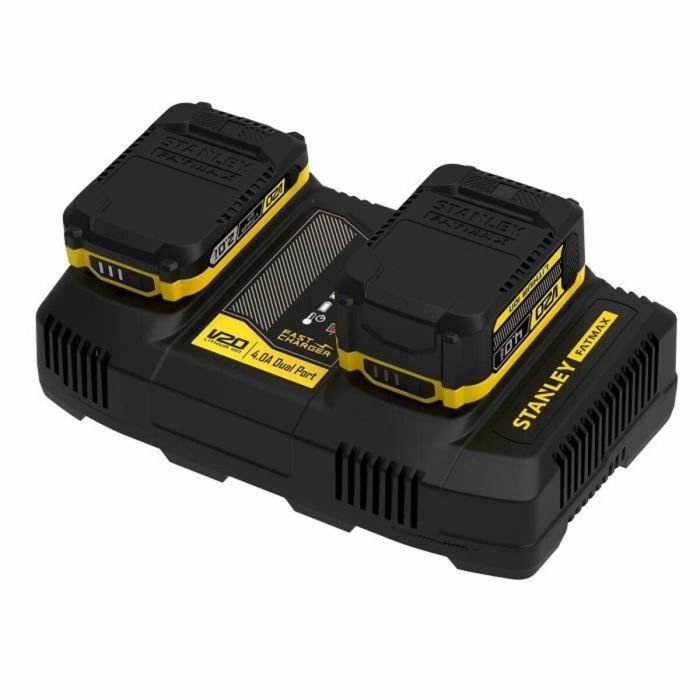 Cargador doble - 18 V 4 A - Compatible con todas las baterías de la generación V20 - STANLEY FATMAX, SFMCB24-QW 5 Cargador doble - 18 V 4 A - Compatible con todas las baterías de la generación V20 - STANLEY FATMAX, SFMCB24-QW 5