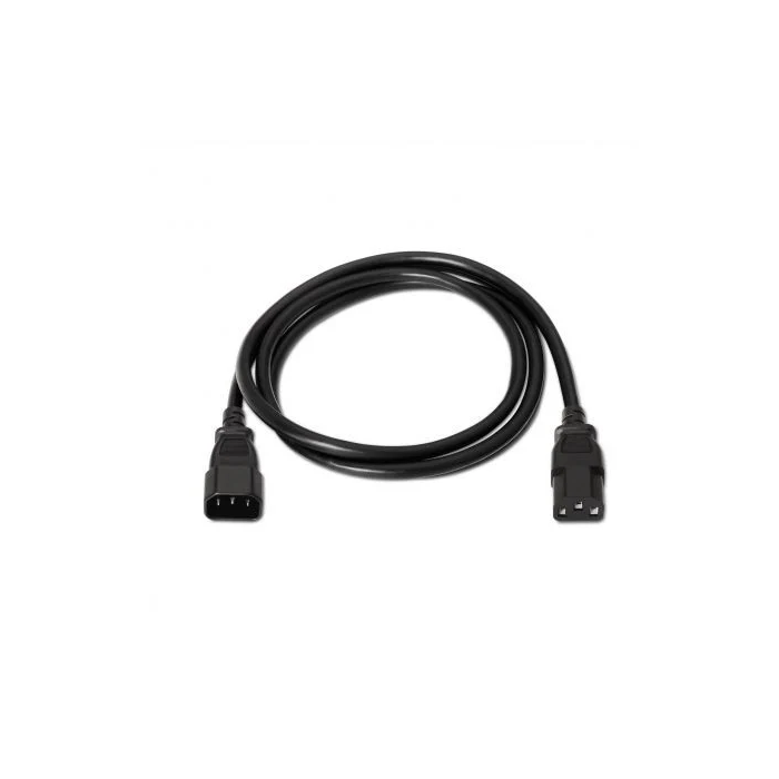 AISENS - CABLE ALIMENTACIoN CPU, C13/H-C14/M, NEGRO, 1.5M 1