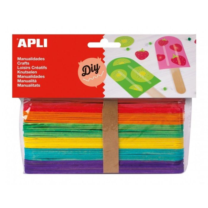 Apli Palo De Polo 150x18 mm Colores Surtidos -40U- Apli Palo De Polo 150x18 mm Colores Surtidos -40U-