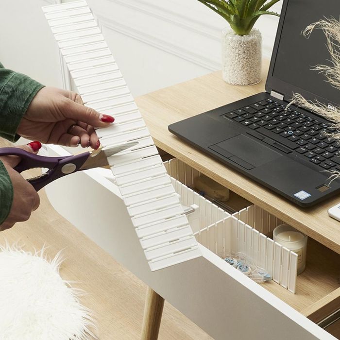 Je cherche une Idee Separador Cajón Organizador Ropa Calcetines Cosméticos 45x6 cm 4