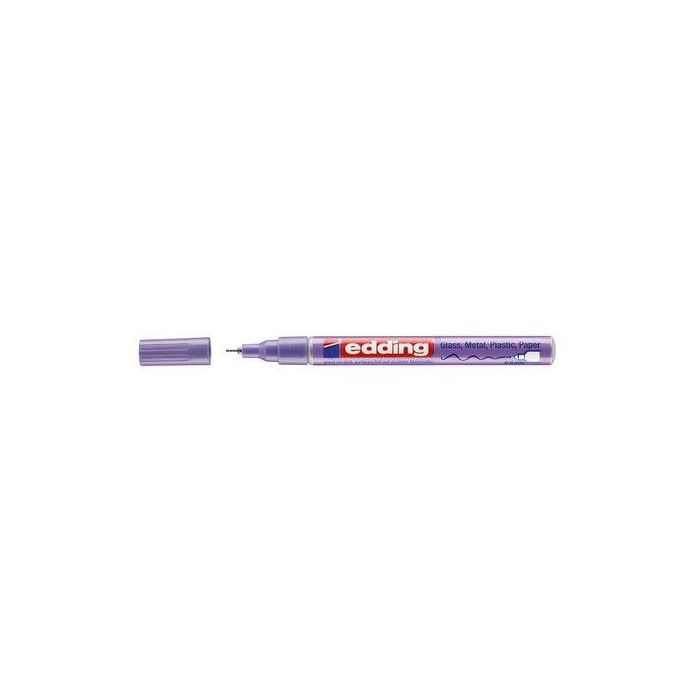 Marcador T.Opaca Perm. Edding 780 Conico Metalico Violeta (Set de 10)